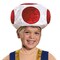 Toad Toddler Costume Super Mario Bros Jumpsuit Headpiece 3T-4T